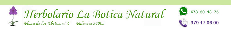 Cosmética e Higiene Ecológia, Herbolario La Botica Natural online Palencia