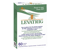 BIOSERUM LABORATORIOS LEVATRIG (Levadura de Cerveza Viva y Germen de Trigo) levadura germen trigo vitaminas aminoacidos aminoácidos digestivo depurativo acné piel pelo uñas cobre zinc anticaida caida cabello