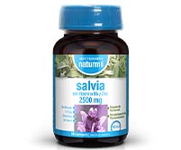 NATURMIL Dietmed SALVIA 2500 MG SALVIA Sofocos menopusia sofocos estrogeno estrógeno estrogénico estrogenico sudores sudor transpiracion transpiración digestión digestion respiración respiratorio inmune inmunidad zinc b6